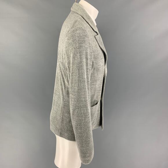 GIORGIO ARMANI Chest Size 42 Gray Cotton Blend Double Breasted Sport Coat - Picture 2 of 6